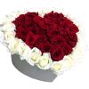 Фото товара 51 троянда серце в коробці в Трускавце