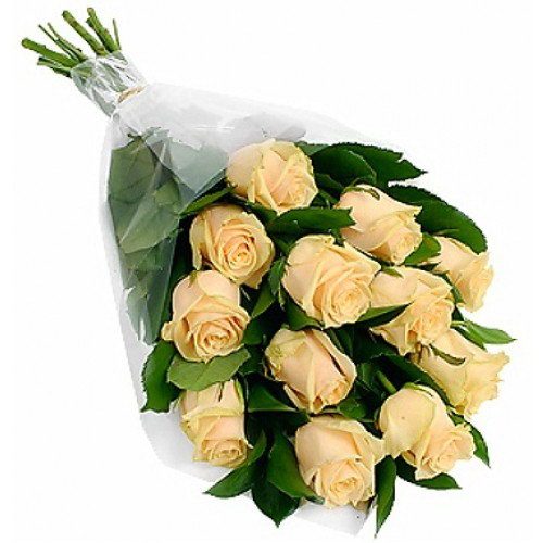 Фото товара 11 кремових троянд в Трускавце