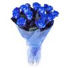 Фото товара 17 блакитних троянд (фарбованих) в Трускавце