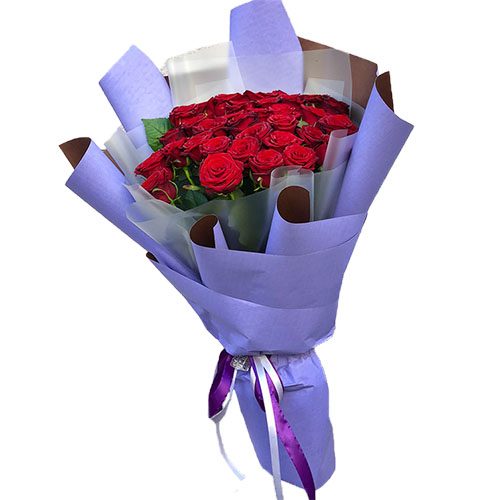 Фото товара 33 червоні троянди в Трускавце