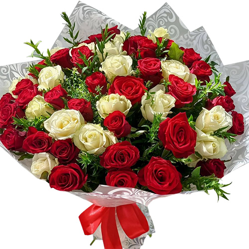 Фото товара Букет "Красуня" 51 троянда в Трускавце