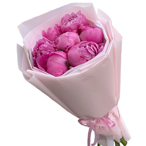 Фото товара 7 розовых пионов в Трускавце