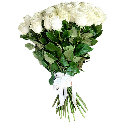 Фото товара 33 белые розы в Трускавце