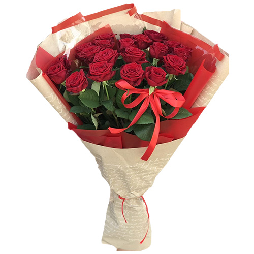 Фото товара Букет роз 21 красная в Трускавце